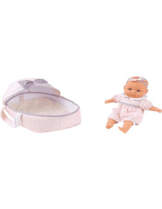 Bebito Sueñito PequeBB con camita acolchada de 31 cm (2+) 2