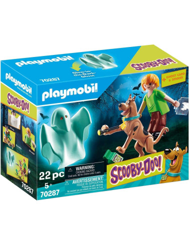 Playmobil Scooby-Doo! Scooby & Shaggy Con Fantasma 70287