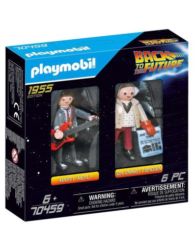 Playmobil Back To The Future Marty Mcfly Y Dr. Emmett 70459