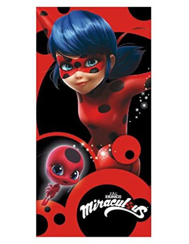 Toalla playa de Lady Bug Miraculous