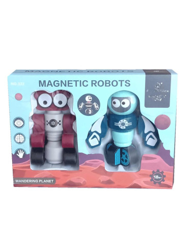 Robots magnéticos apilables Pack 2