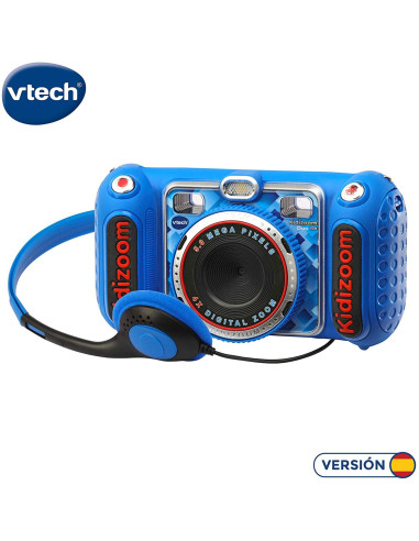 Vtech Cámara de Fotos Digital Kidizoom Duo DX 10 en 1 Azul