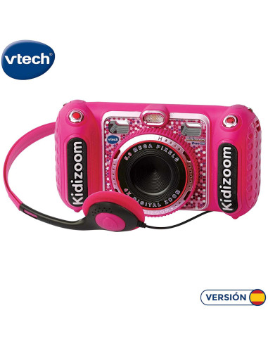 Vtech Cámara de Fotos Digital Kidizoom Duo DX 10 en 1 Rosa