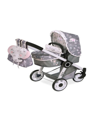 Coche Paseo de Muñecas Sky Plegable 3 en 1