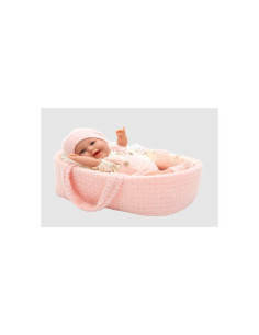 Muñeca Arias Elegance Gadi Rosa C/ Capazo 33 Cm