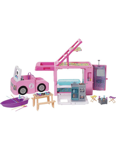 Barbie Autocaravana DreamCamper 3 en 1