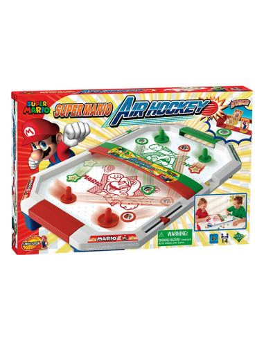 Super Mario Juego Air Hockey Attack