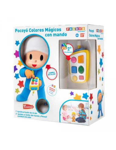 Pocoyo Colores Mágicos con Mando y Bilingüe