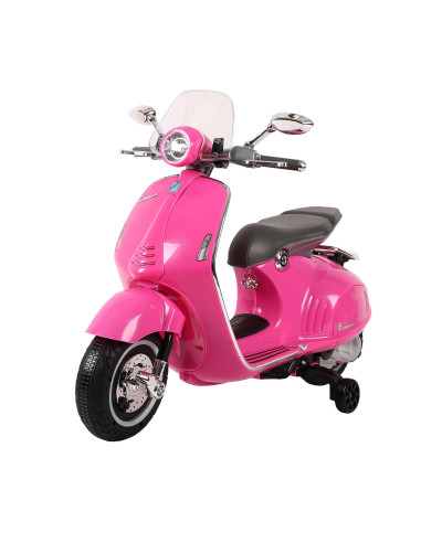 Moto Vespa Rosa 6V 