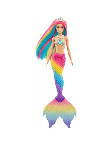 Barbie Dreamtopia Sirena Arcoiris Mágico