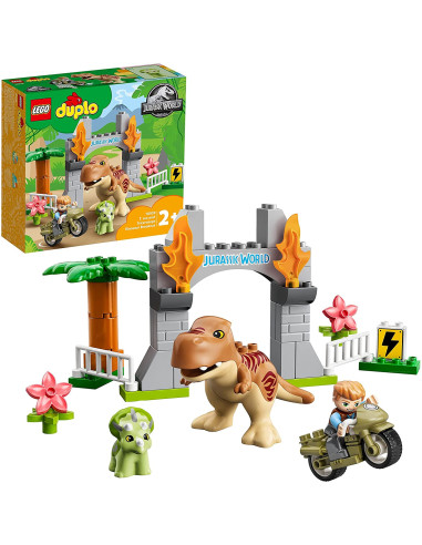 LEGO 10939 Duplo Jurassic World Fuga del T. Rex y el Triceratops