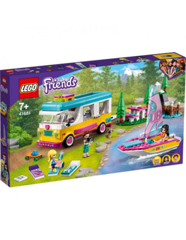 Lego Friends Bosque Autocaravana Y Barco De Vela - 41681