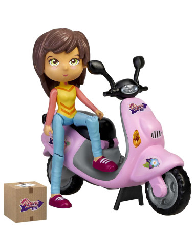 Mymy City Figura Becca y Moto Delivery