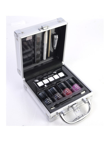 Markwins Maletin metalico kit Manicura Perfecto