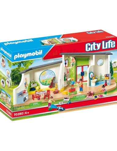 Playmobil City Life Guardería Arcoíris Con Luz y Sonido 70280