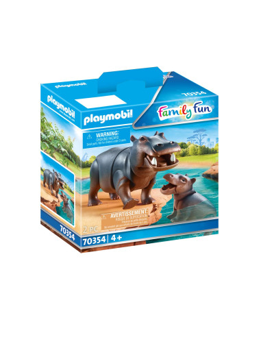 Playmobil Hipopótamo con bebe 70354