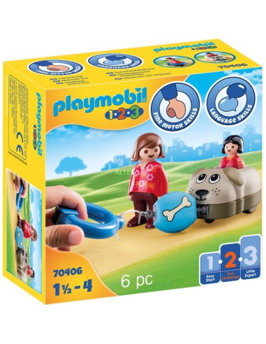 Playmobil 1.2.3. Mi Perro 70406