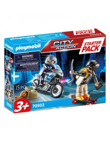 Playmobil City Action Starter Pack Policía Set Adicional - 70502