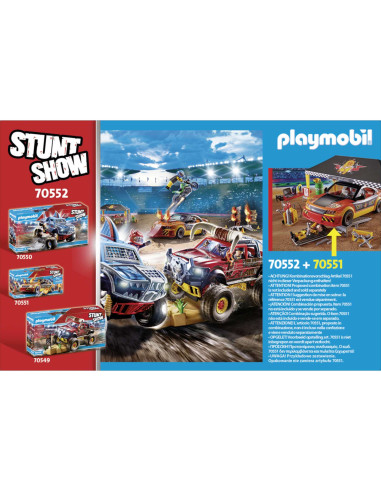 Playmobil Stuntshow tienda taller 70552