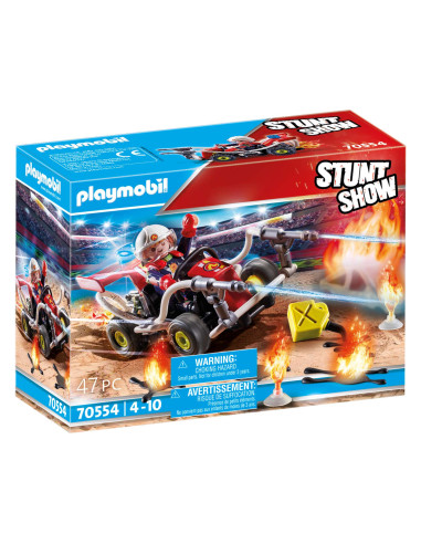 Playmobil Stuntshow kart bombero 70554