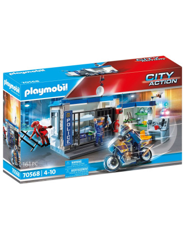 Playmobil Policía: escape de la prisión 70568