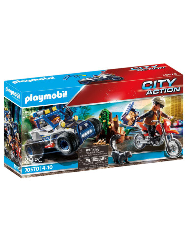 Playmobil Vehículo todoterreno de policía: persecución 70570