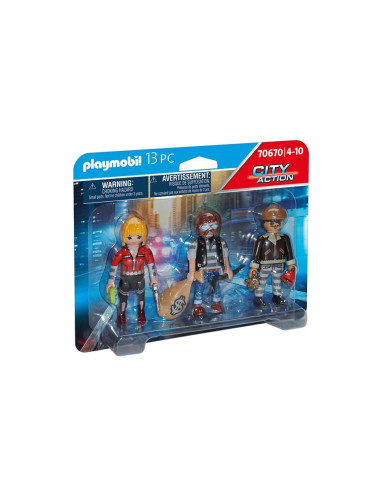 Playmobil Set Figuras Ladrones 70670