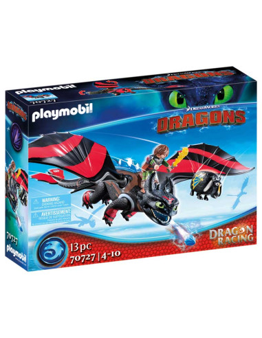 Playmobil Dragon Racing Hipo y Desdentao