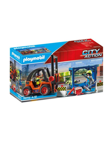 Playmobil Carretilla Elevadora con Carga - 70772