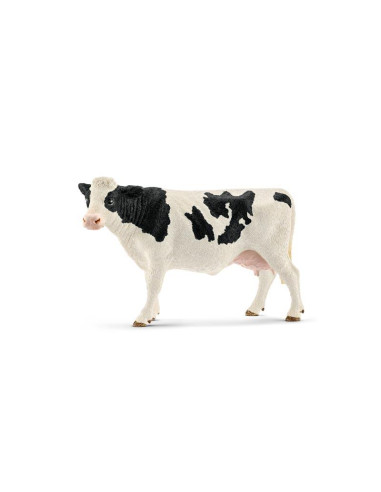 Vaca frisona de manchas negras. Schleich