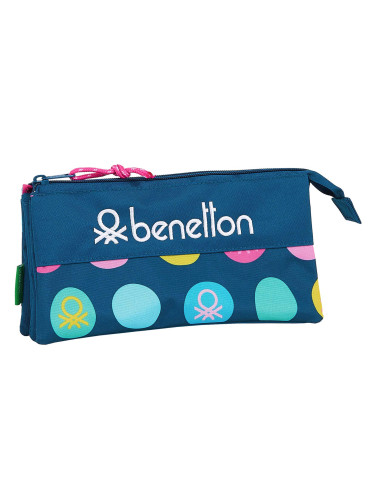 Benetton Portatodo Triple Topos Marino