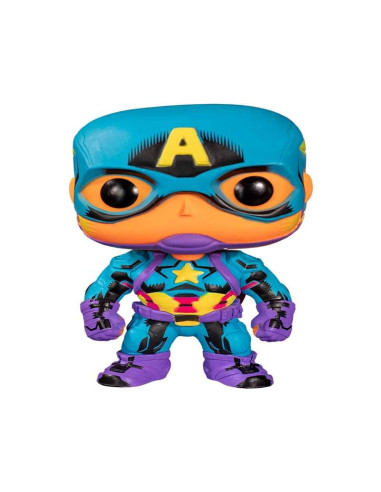 Funko Pop Avengers Capitán América Black Lights