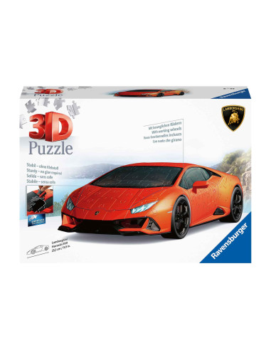 Puzzle Lamborghini Huracan Evo 3D 108 piezas