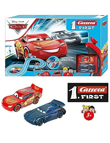 Disney Cars Circuito Coches Power Duell Rayo y Storm