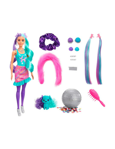 Barbie Color Reveal Peinados Globos