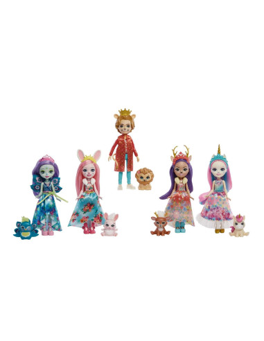 Enchantimals Pack 5 Personajes con Mascotas