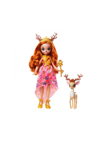 Enchantimals Royal Queen Daviana y Mascota Grassy