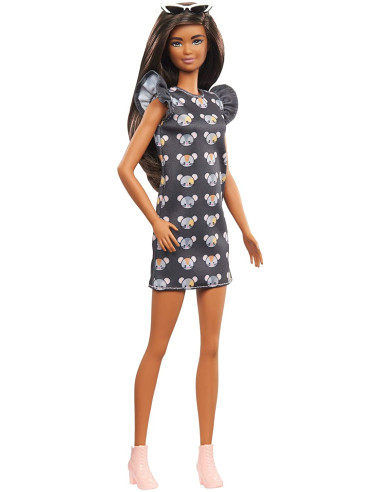 Barbie Fashionista Muñeca con Vestido Mouse Print