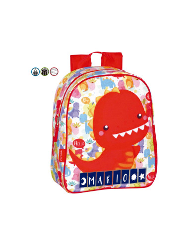 Dino Mochila Guardería Nombre Personalizable