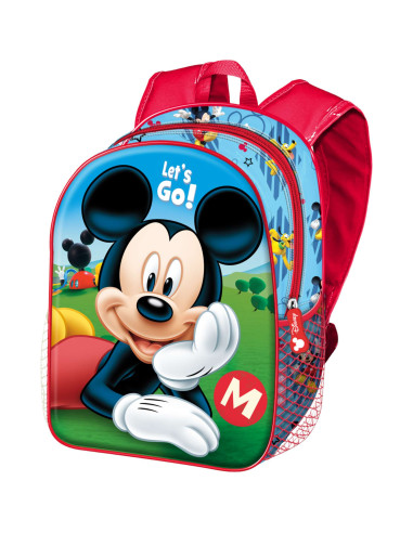 Mickey Let´s Go Mochila 3D