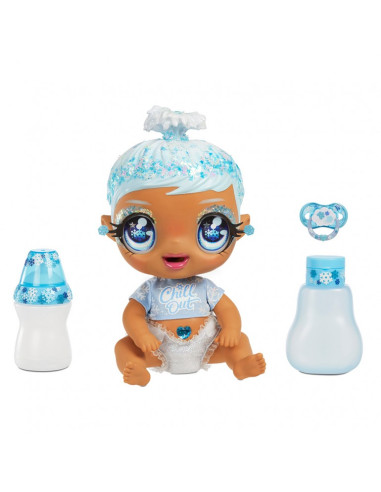 Glitter Babyz Muñeca Copito de Nieve Azul