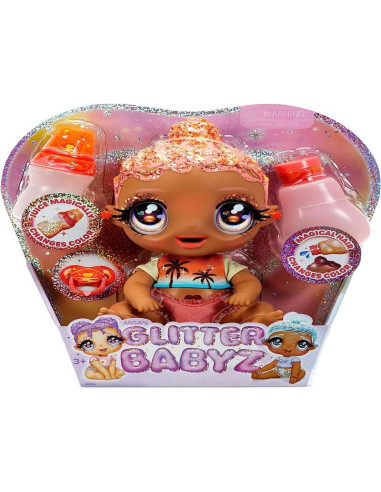 Glitter Babyz Doll Atardecer (Coral)