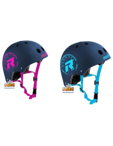 Casco de Patinaje Modelo Ryder, Rosa y Azul