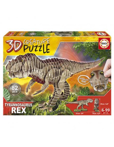 3D Creature Puzzle T-Rex 