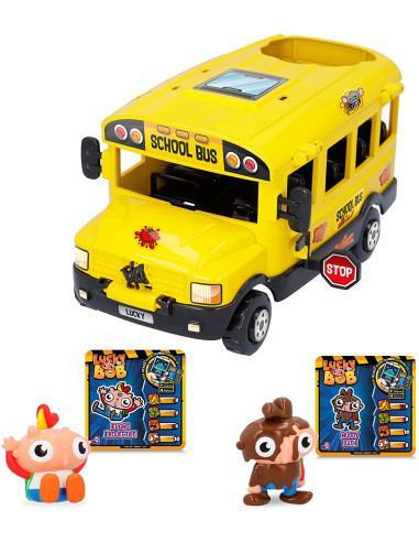 Lucky Bob Playset Bus y 2 Figuras Exclusivas