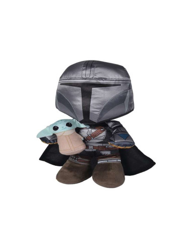 The Mandalorian con Baby Yoda 25 cm