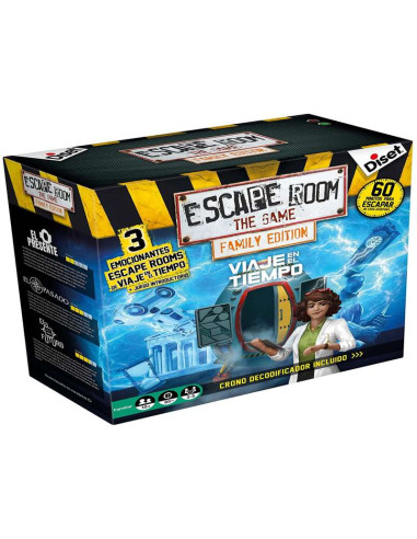 Juego Escape Room Edición Familiar Viaje en el Tiempo