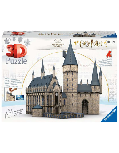 Puzzle 3D Harry Potter Castillo de Hogwarts Gran Comedor, 540 Piezas