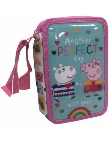 Peppa Pig Plumier Triple