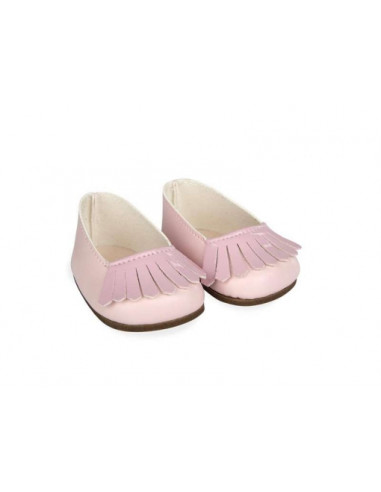 Set Zapatos Rosa Para Muñecos De 45 Cm